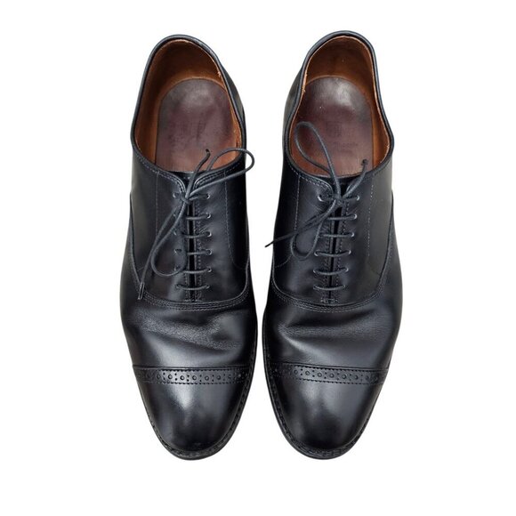 Allen Edmonds Fifth Avenue Cap-toe Oxford Black Leather Dress Shoe With Dust Bag